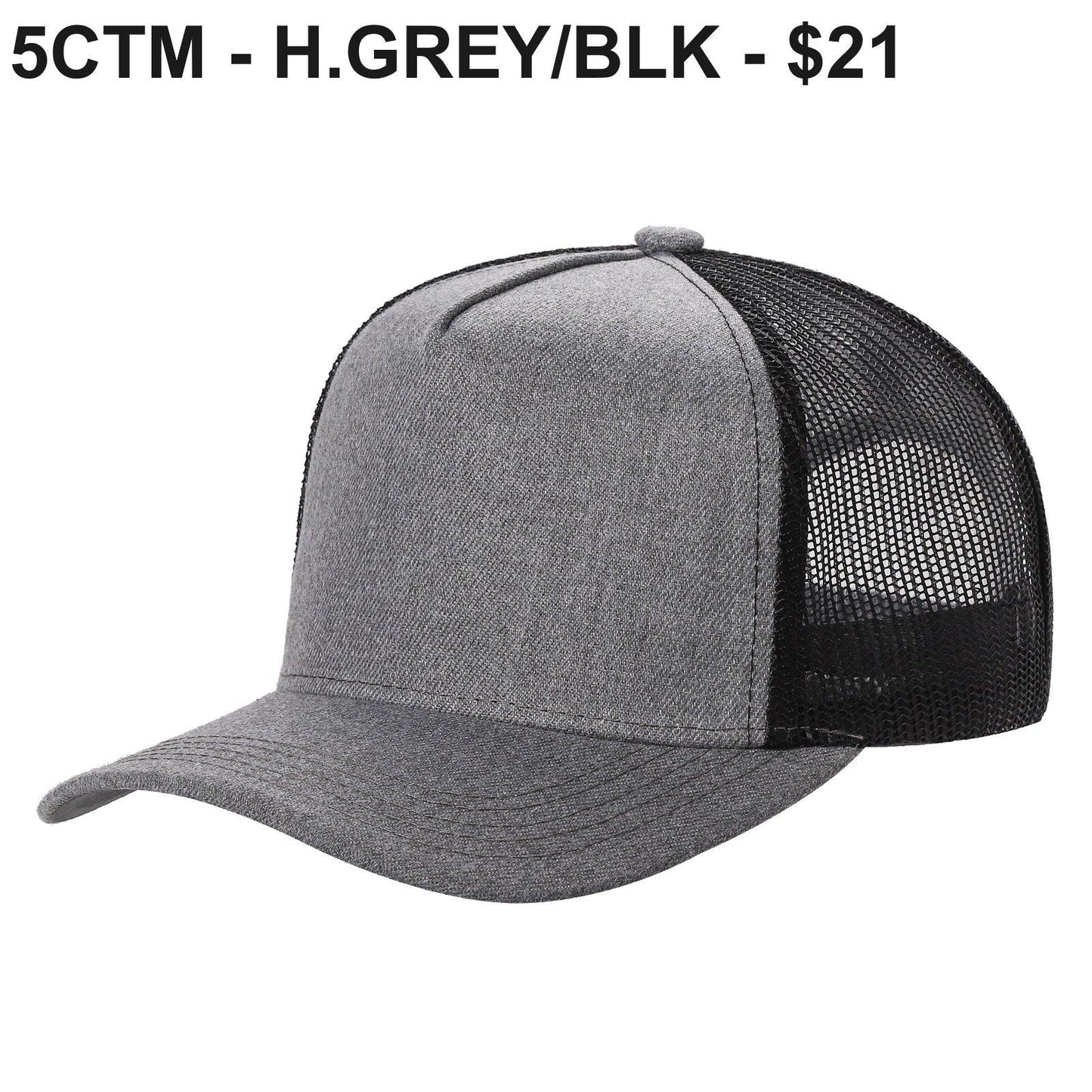 5CTM - Solid & 2-Tone Cotton/Poly Hat