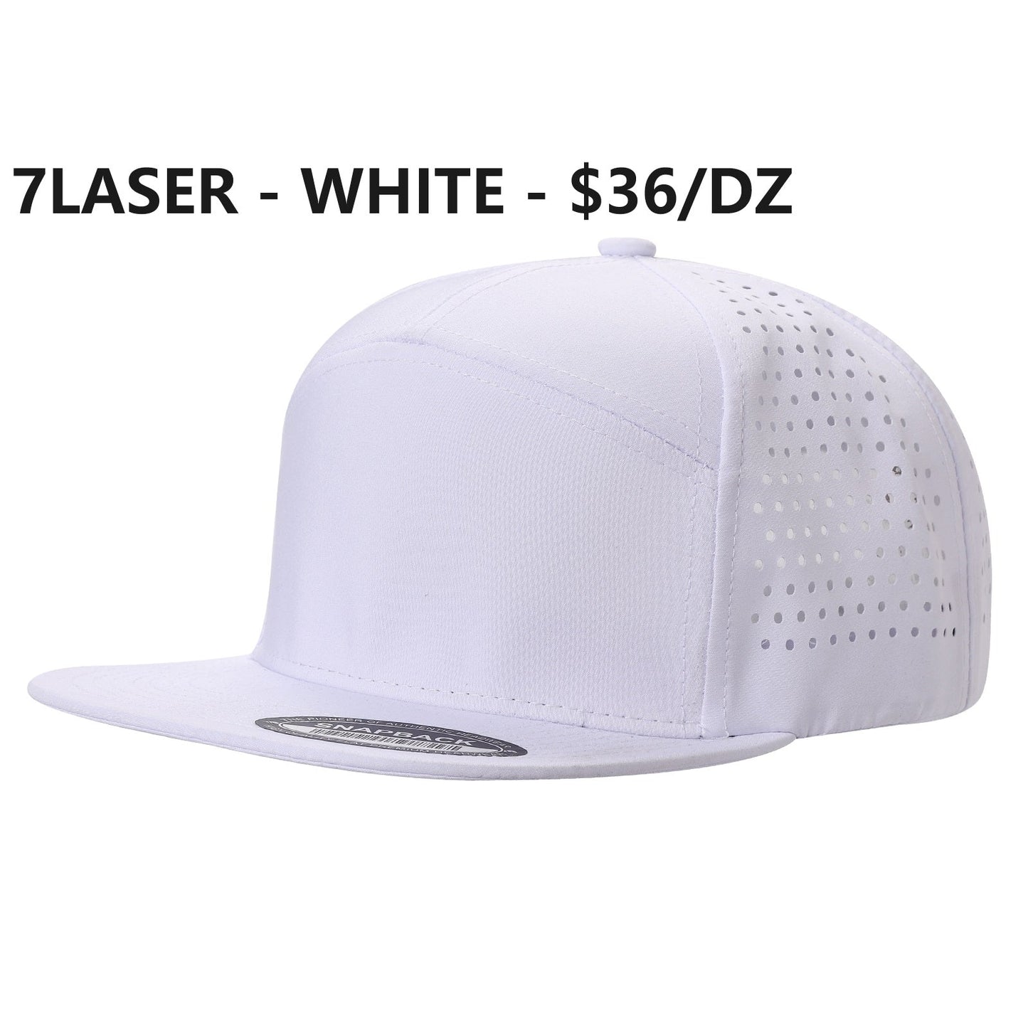 LASER VENTED HAT - 7 PANEL