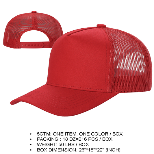 5CTM - Solid & 2-Tone Cotton/Poly Hat