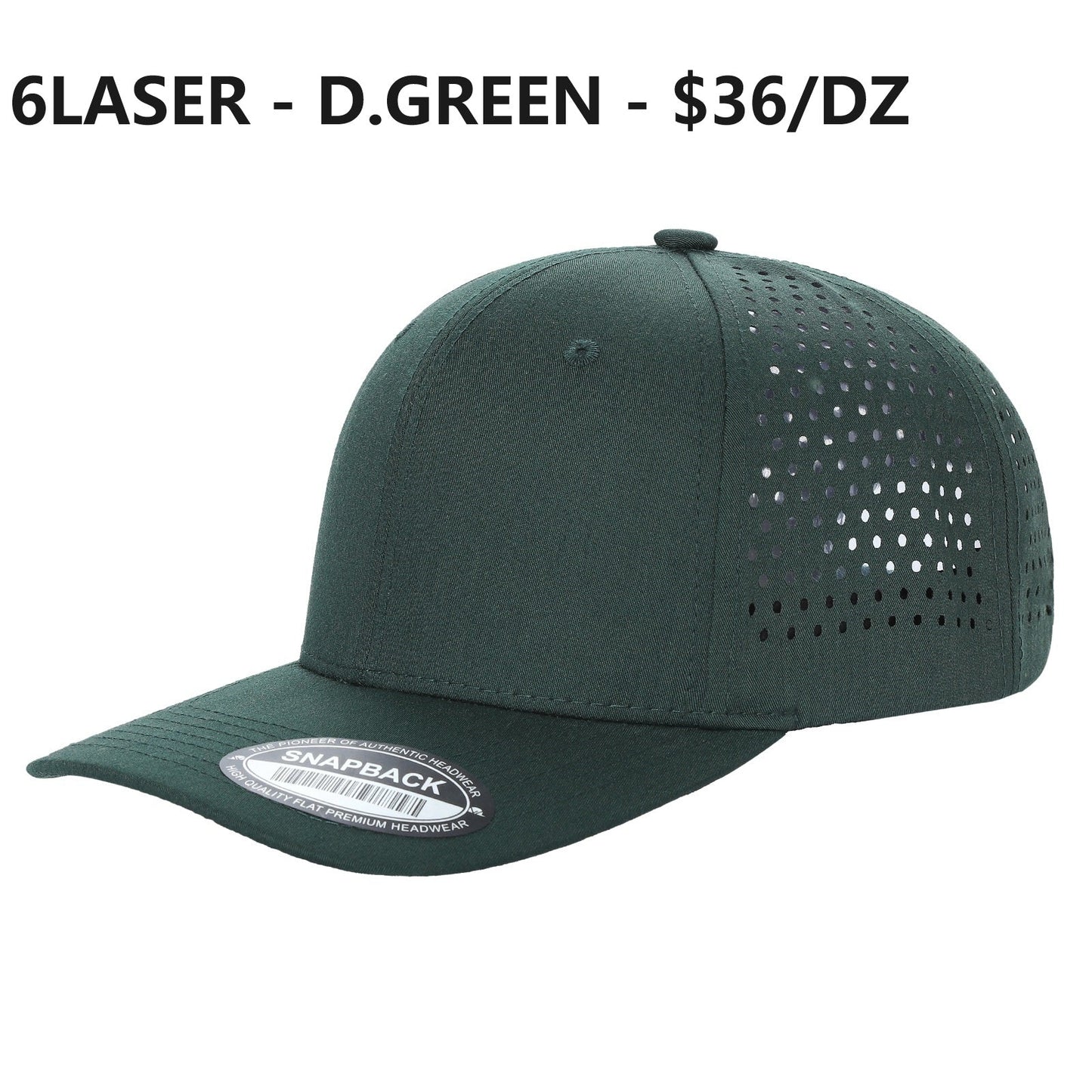 LASER VENTED HAT - 7 PANEL