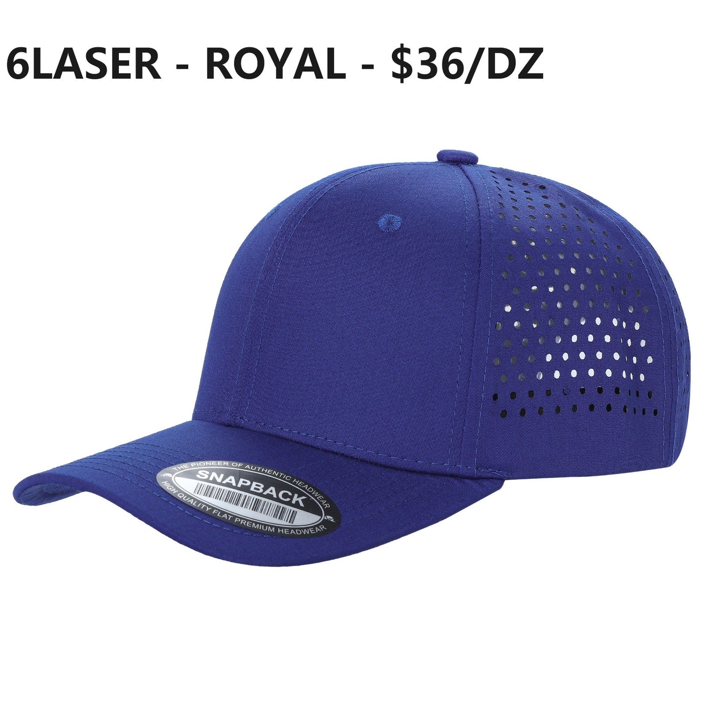 LASER VENTED HAT - 7 PANEL