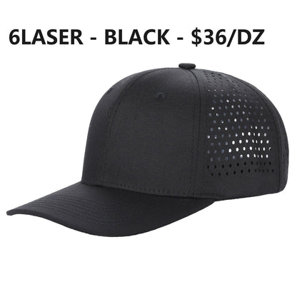 LASER VENTED HAT - 7 PANEL