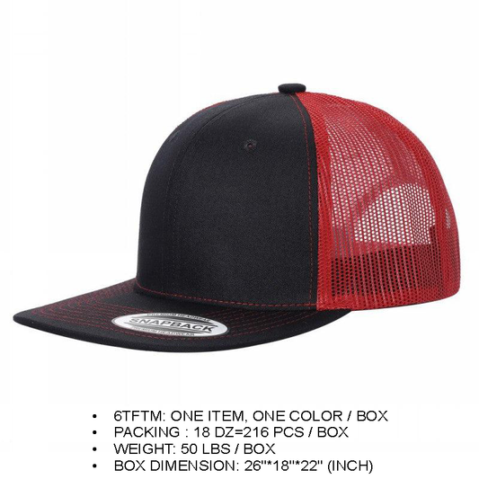 6TFTM - 6PANEL FLAT BILL