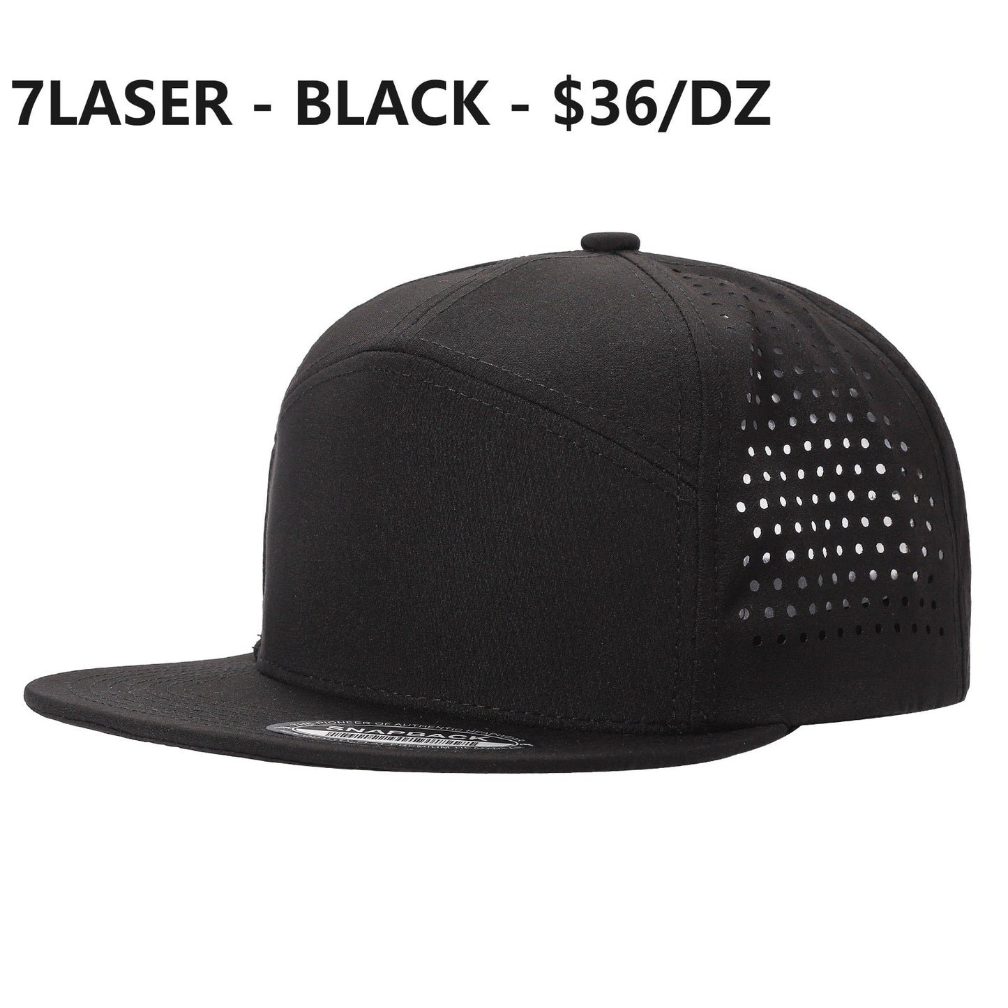 LASER VENTED HAT - 7 PANEL