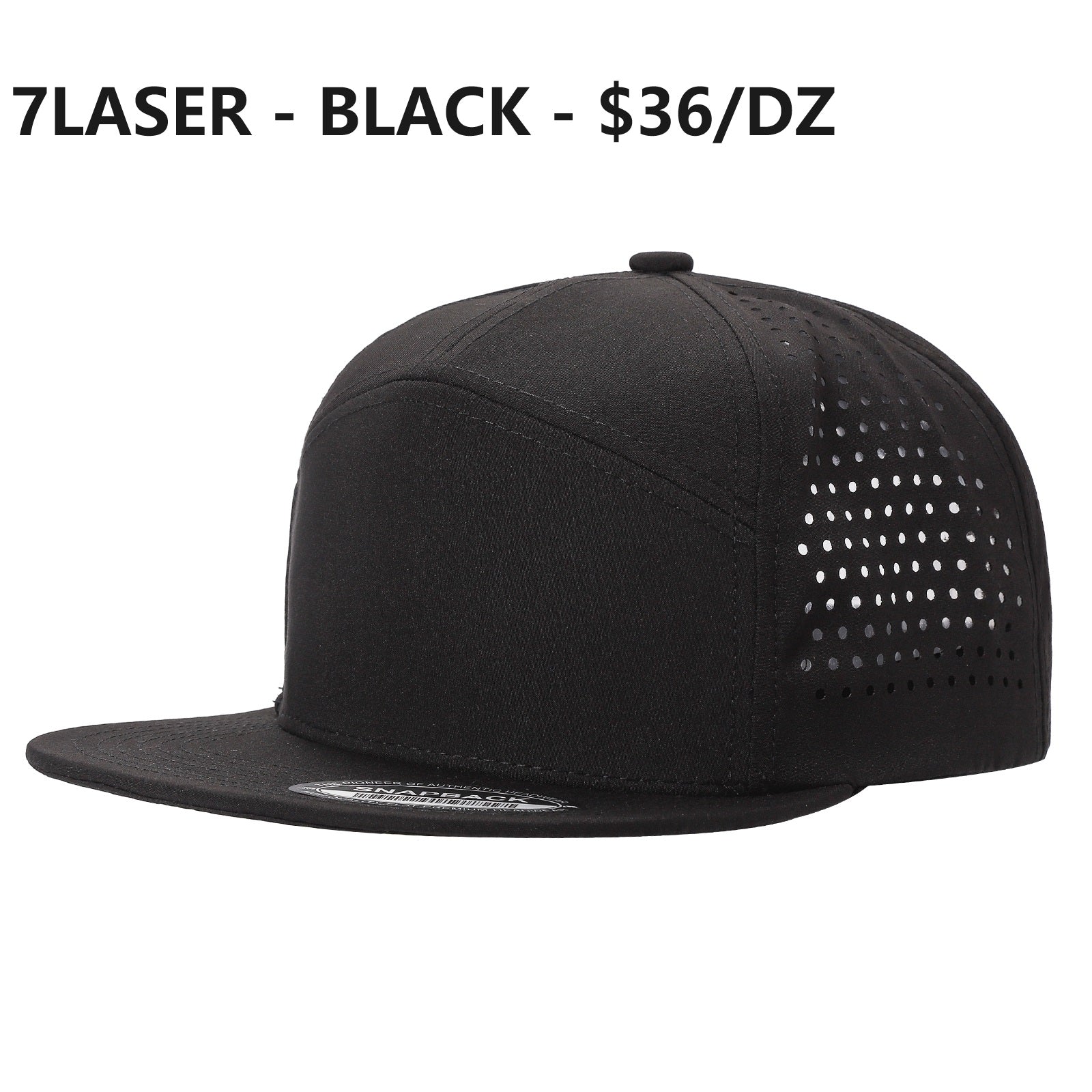 LASER VENTED HAT - 7 PANEL