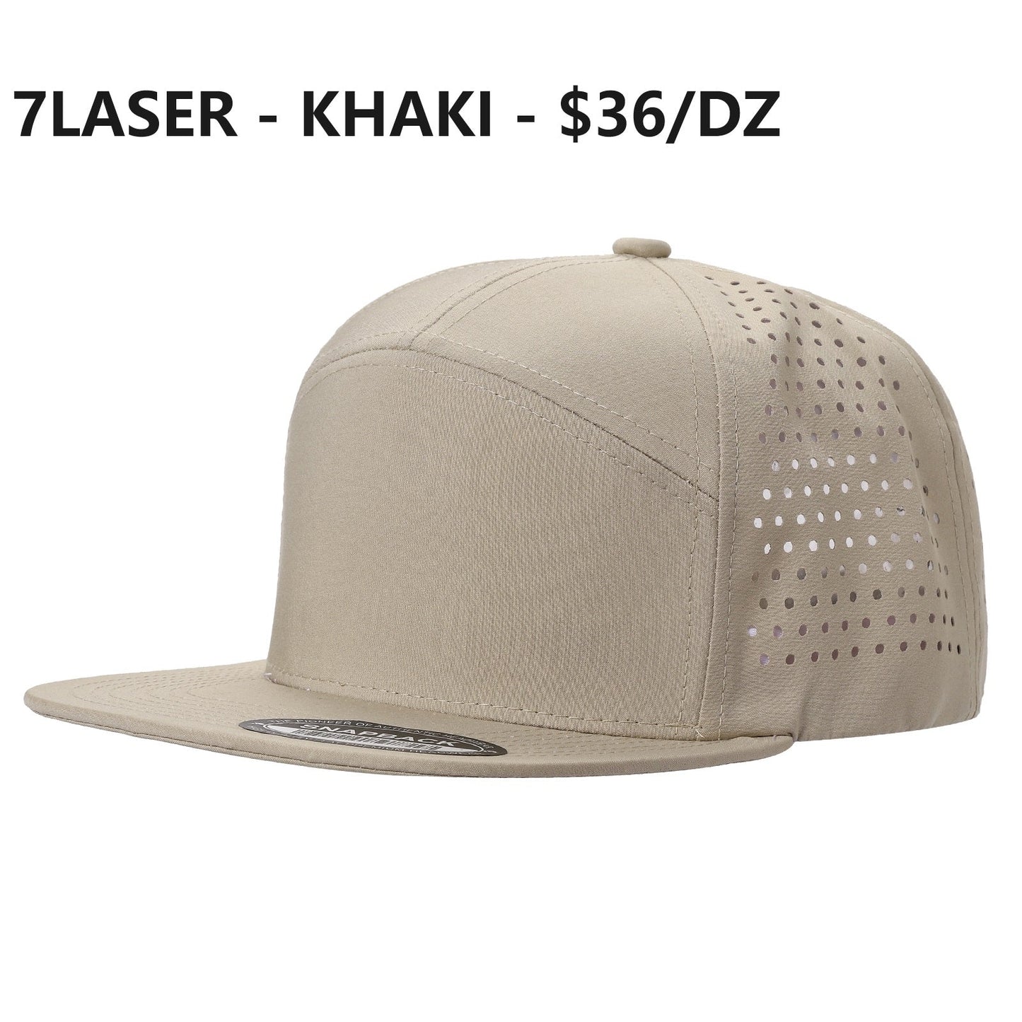 LASER VENTED HAT - 7 PANEL