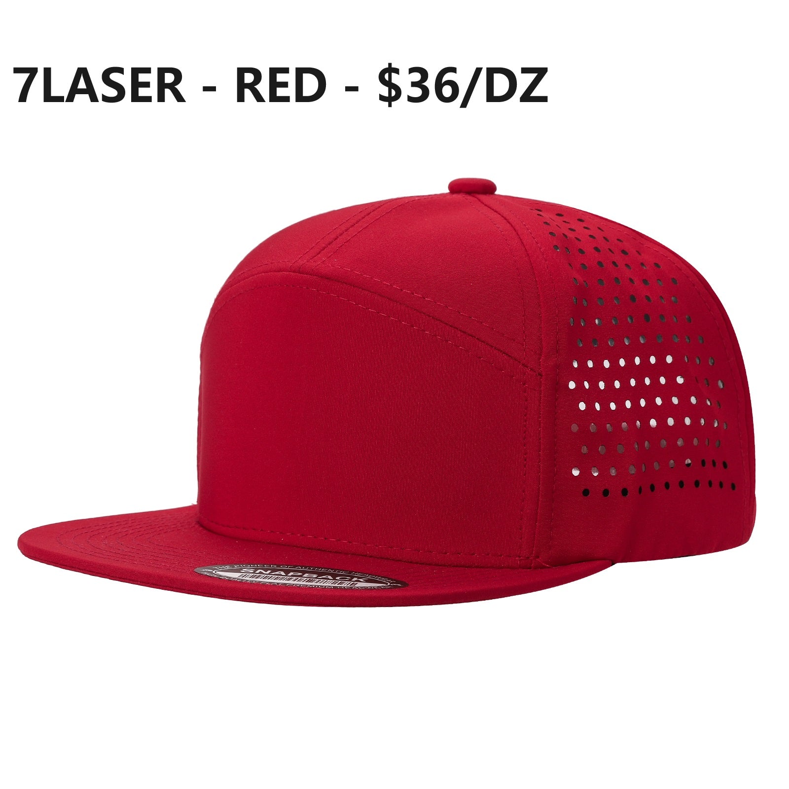 LASER VENTED HAT - 7 PANEL