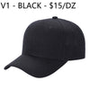 V1 - Solid Velcro Baseball Cap