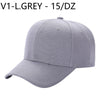 V1 - Solid Velcro Baseball Cap