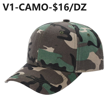V1 - Solid Velcro Baseball Cap
