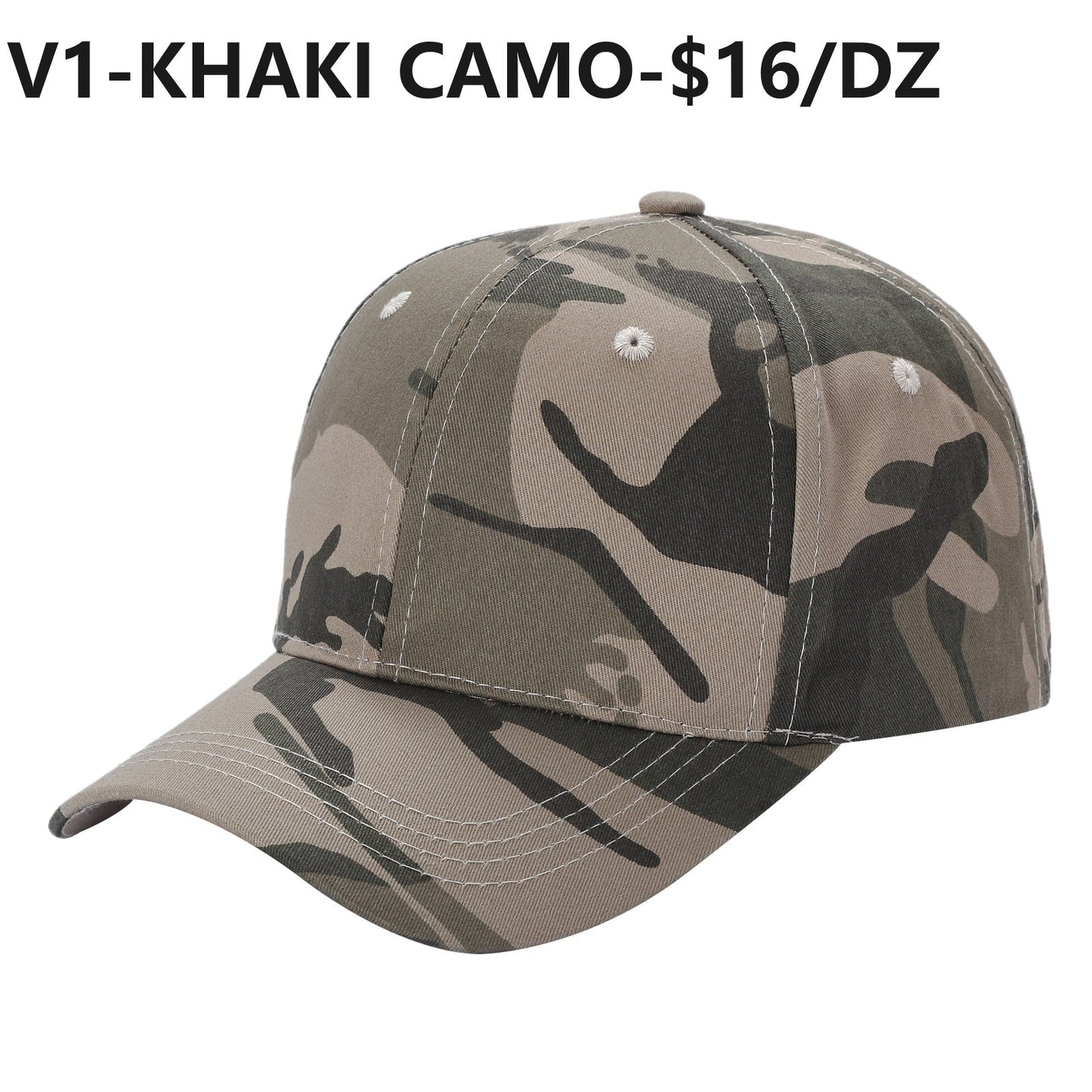 V1 - Solid Velcro Baseball Cap