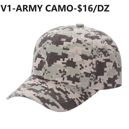 V1 - Solid Velcro Baseball Cap